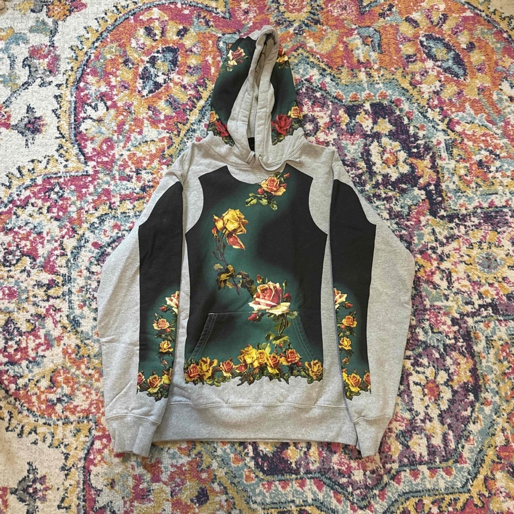Floral Hoodie with Rose Design